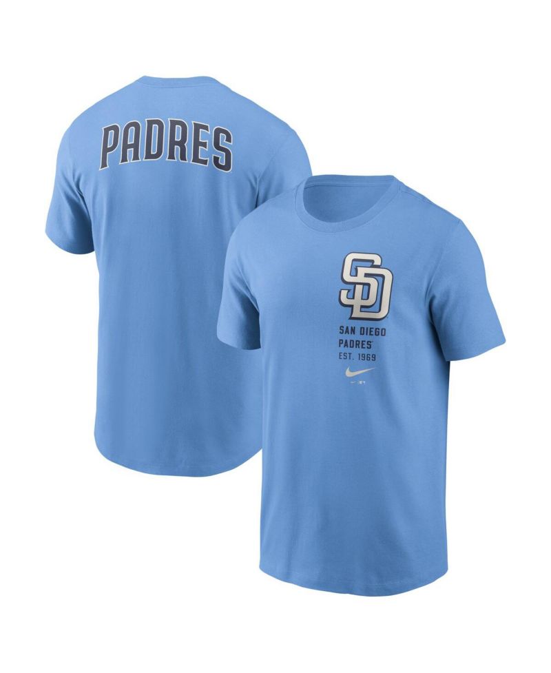 Men's Light Blue San Diego Padres Record Shattered T-Shirt