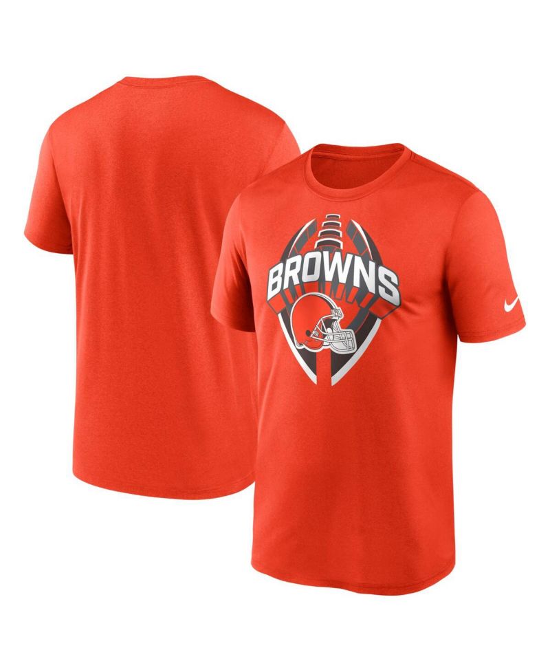 Men's Orange Cleveland Browns Legend Icon Performance T-Shirt