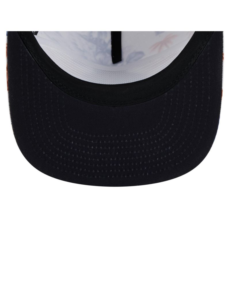 Men's White Houston Astros Printed Island Golfer Snapback Hat