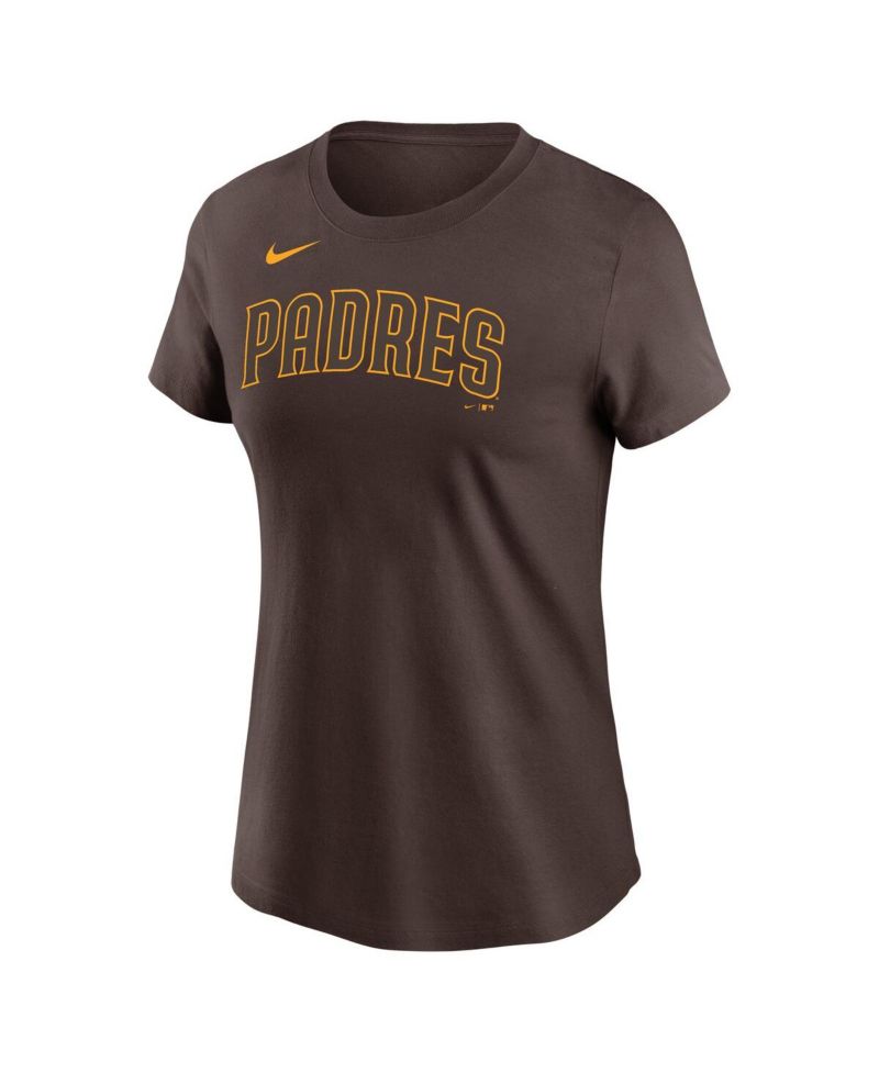 Women's Xander Bogaerts Brown San Diego Padres Name and Number T-shirt