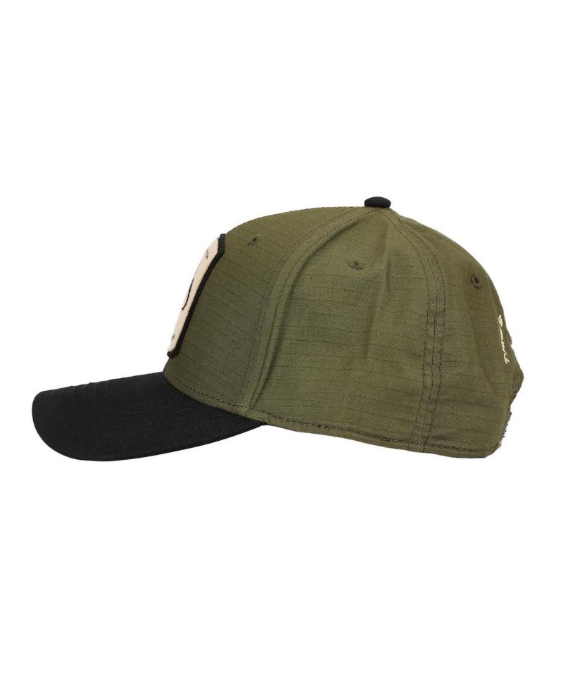 Men's Olive Green Sublimated Crest Trucker Hat