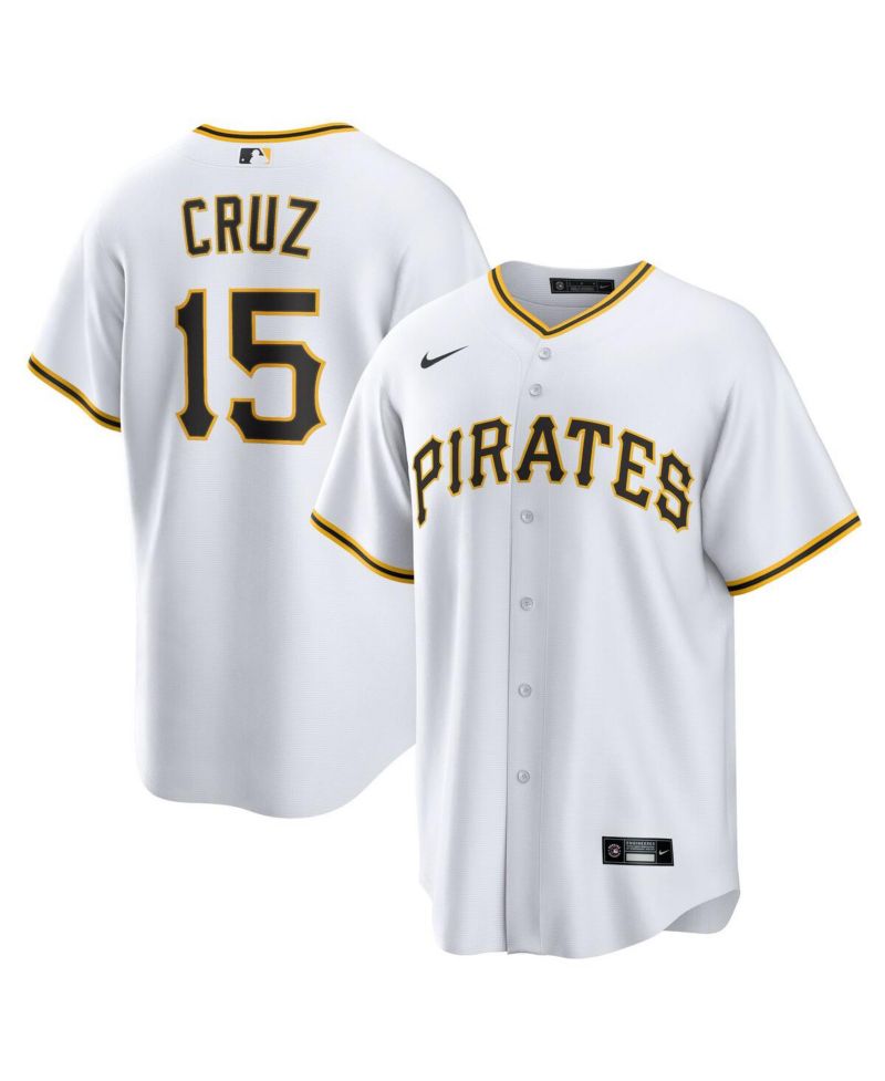 Men's Oneil Cruz White Pittsburgh Pirates Home Replica Jersey