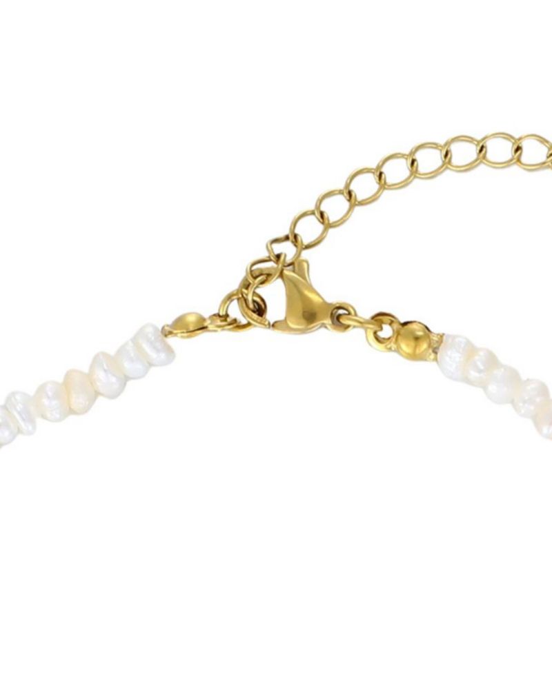 Tarnish-Resistant Natural Keshi Freshwater Pearl Rena Anklet