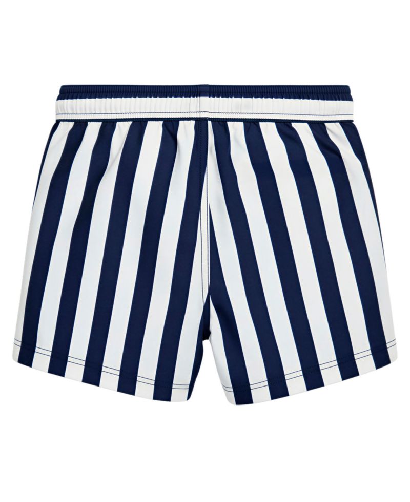 Baby Boys' Long-Sleeve Rashguard, Swim Trunks and Sun Hat, 3-Piece Set