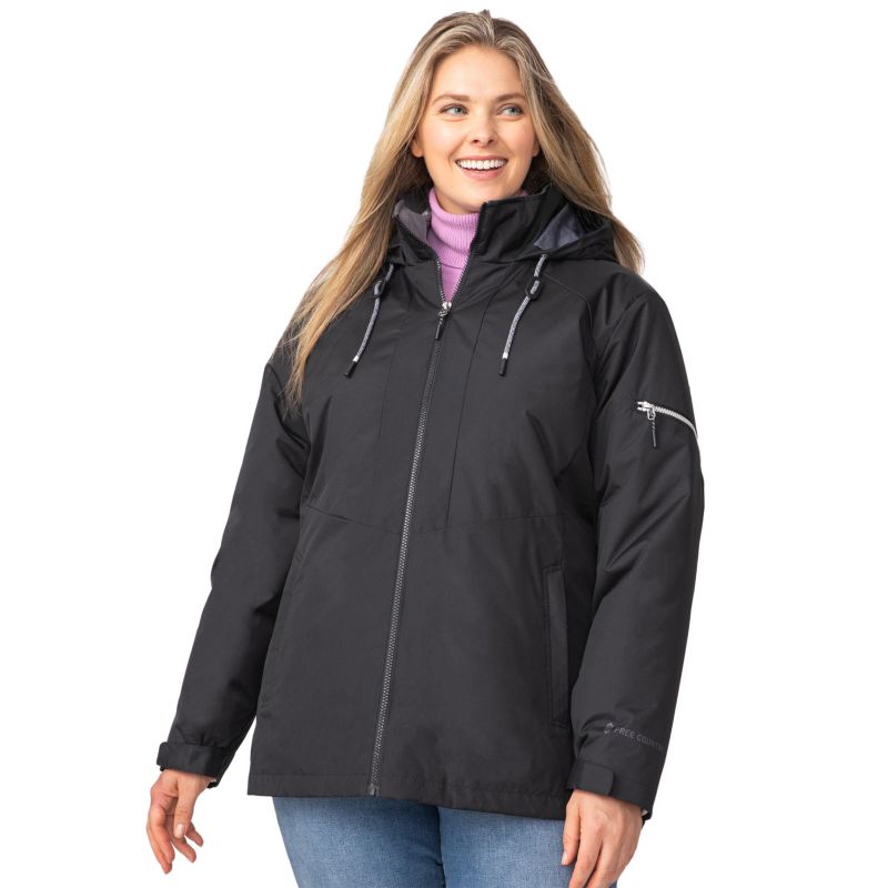 Plus Size Back of Bell 3-in-1 Systems Jacket
