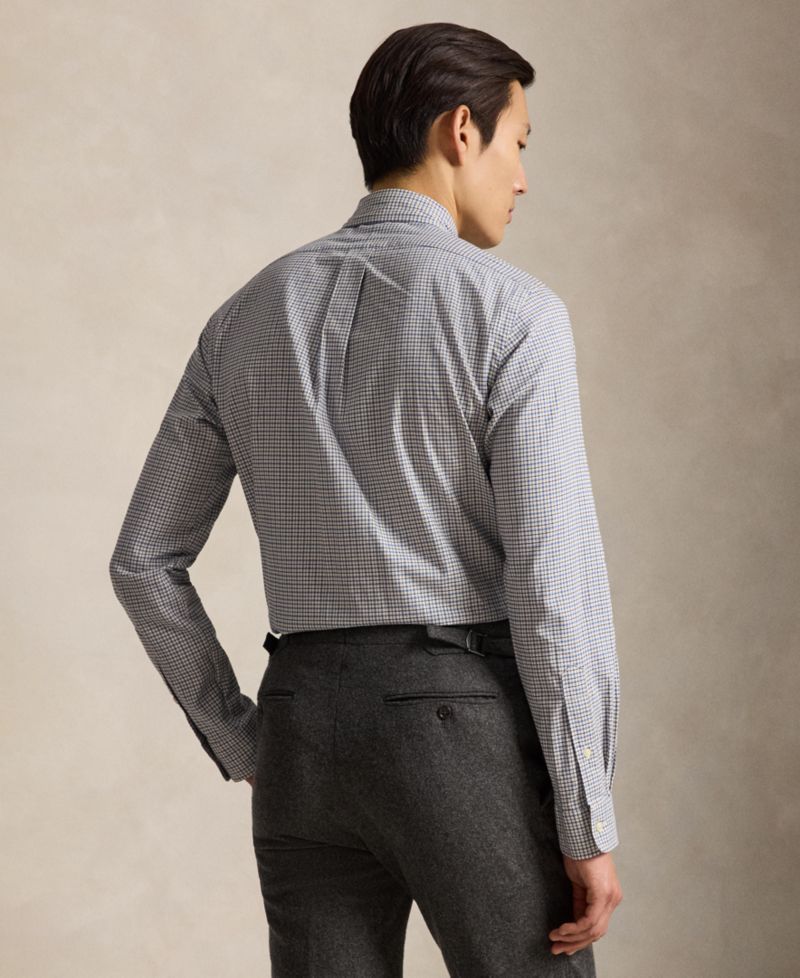 Men's Classic-Fit Plaid Twill Shirt
