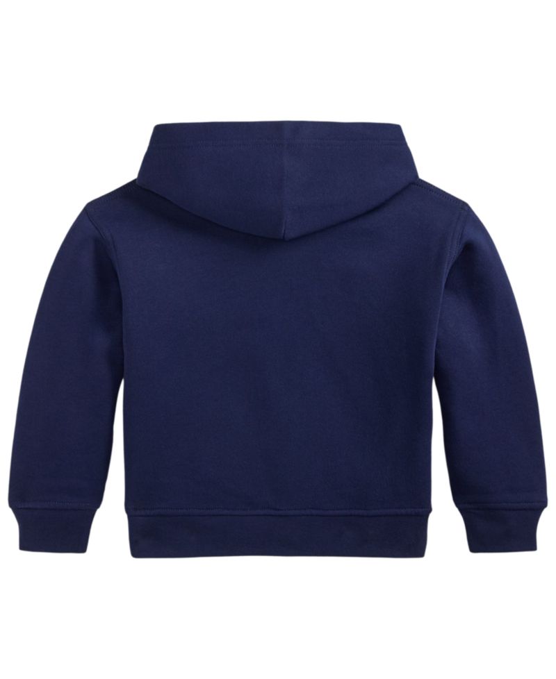 Boys' 2T-7 Big Fit Logo Long-Sleeve Fleece Hoodie