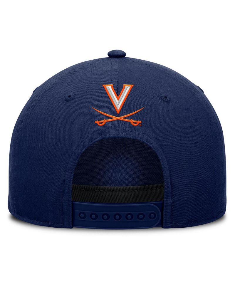 Men's Navy Virginia Cavaliers Foul Ball Rope Adjustable Hat
