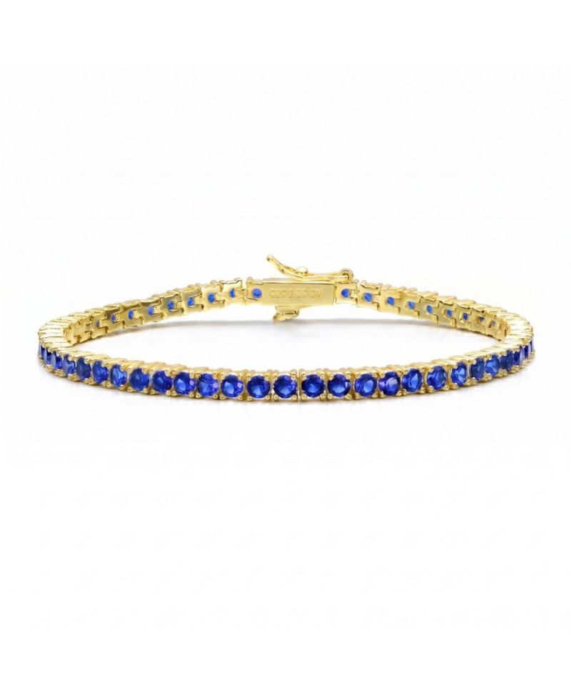 Minimalist 3MM Vibrant Cubic Zirconia Slim Tennis Bracelet