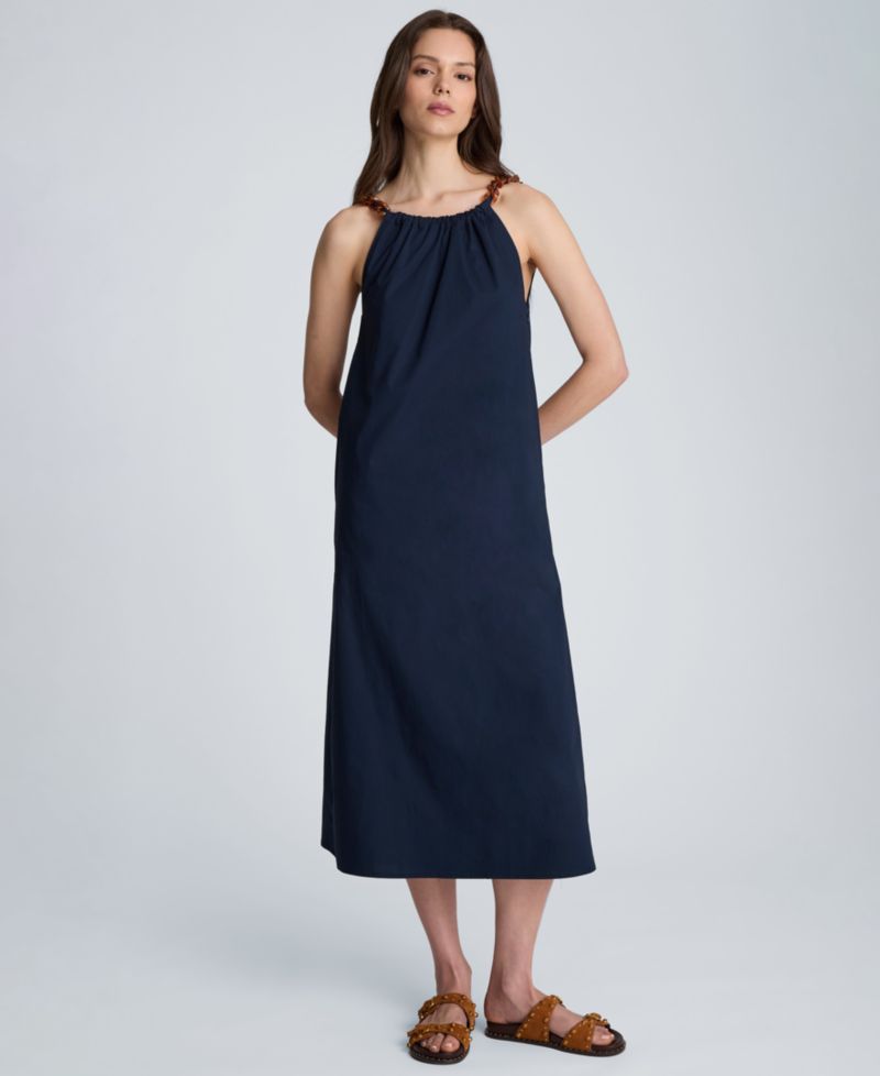 Women's Halter Neck Midi Dress