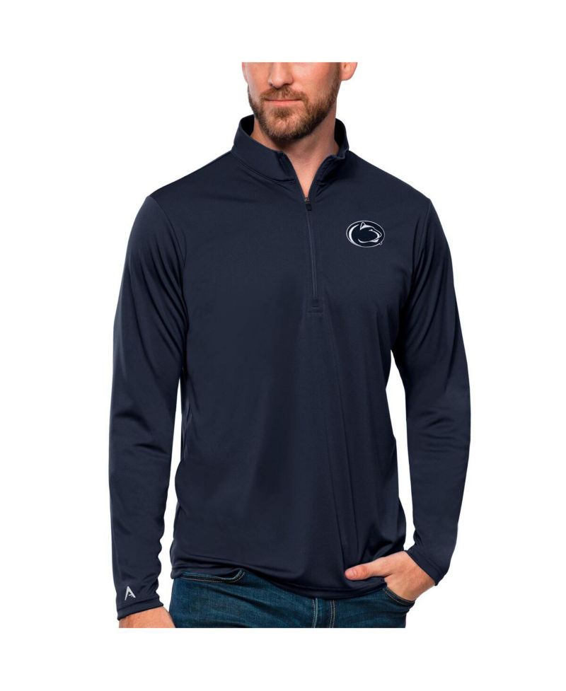 Men's Navy Penn State Nittany Lions Tribute Quarter-Zip Top
