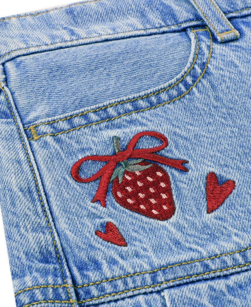 Girls' 5-16 Drop Waist Mini Skirt