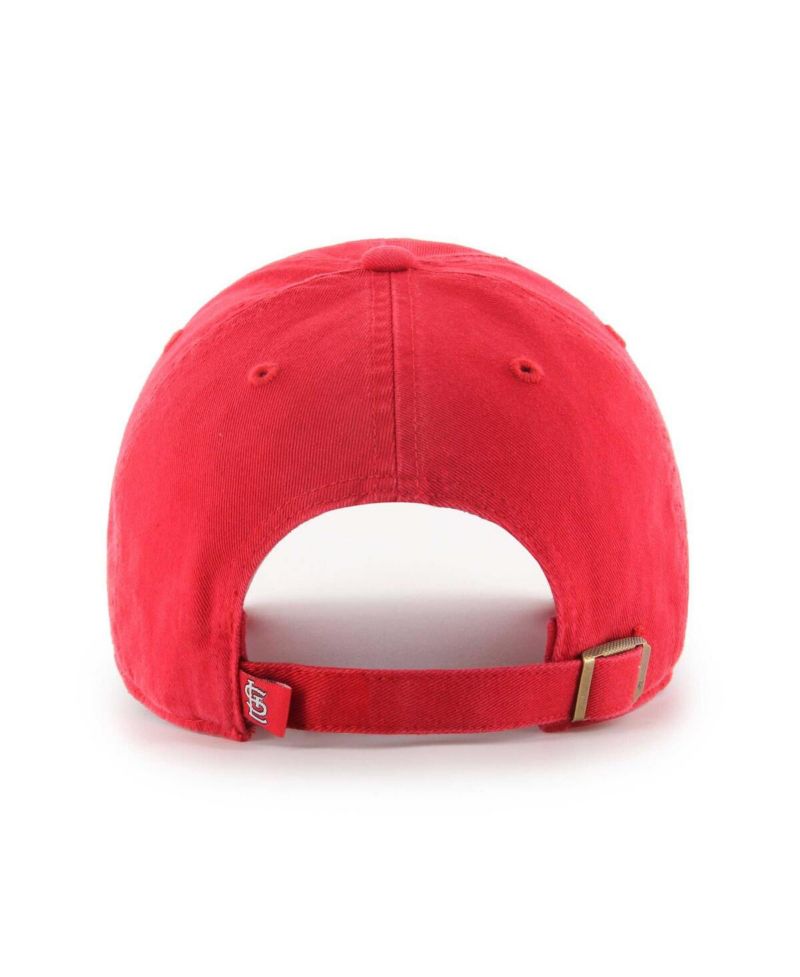 Men's Red St. Louis Cardinals Team Pride Clean Up Adjustable Hat