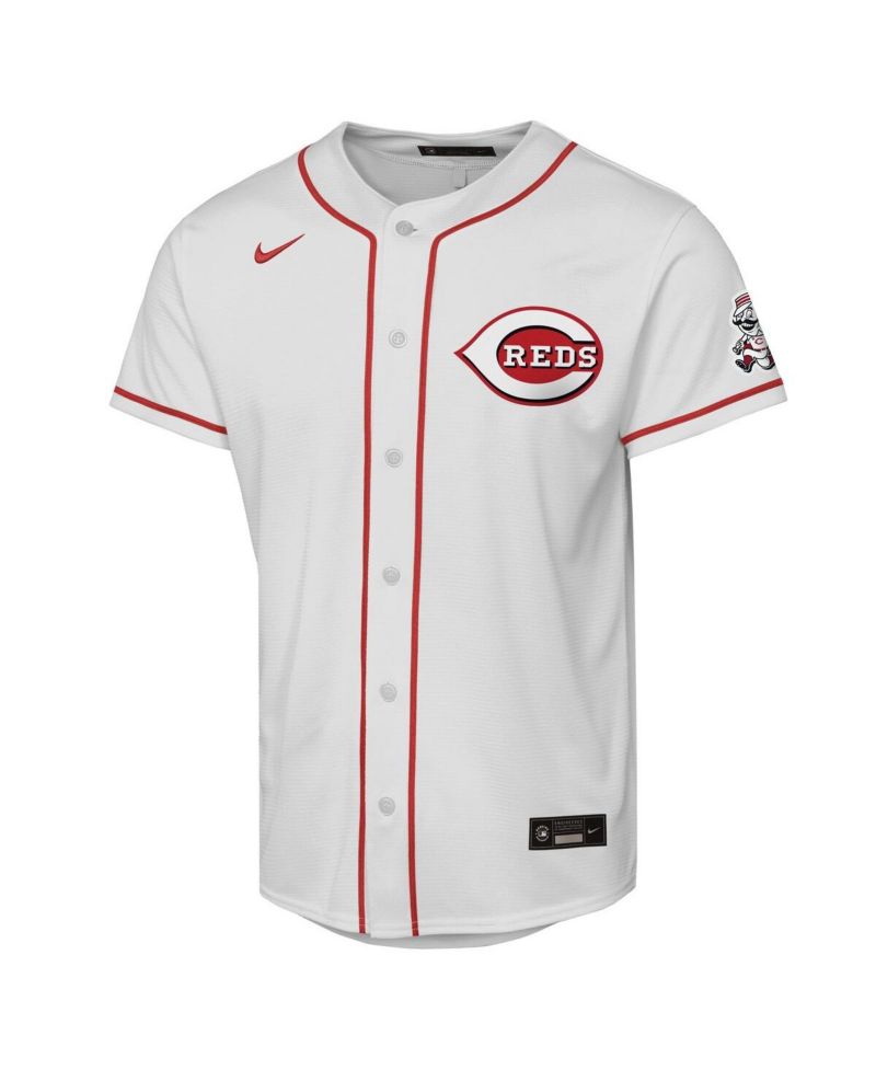 Big Boys and Girls White Cincinnati Reds Home Stadium Jersey