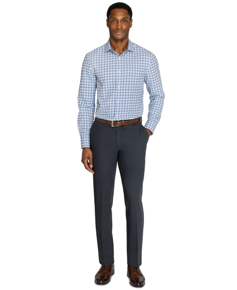 Men's Slim-Fit Performance Stretch Dress Shirt