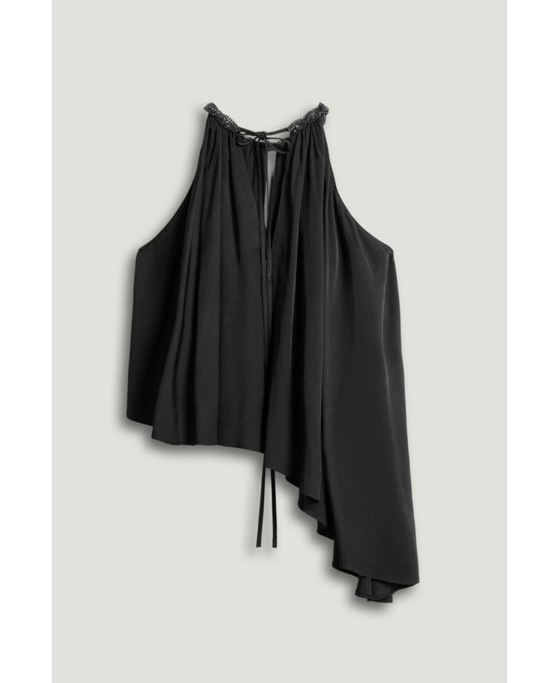 Women's Embellished Halter Blouse