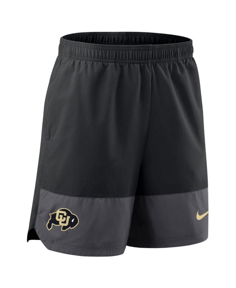 Men's Black Colorado Buffaloes 2025 Sideline Performance Shorts
