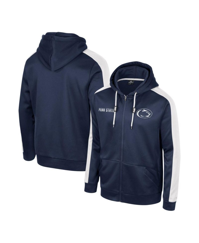 Men's Navy Penn State Nittany Lions Reese Full-Zip Hoodie