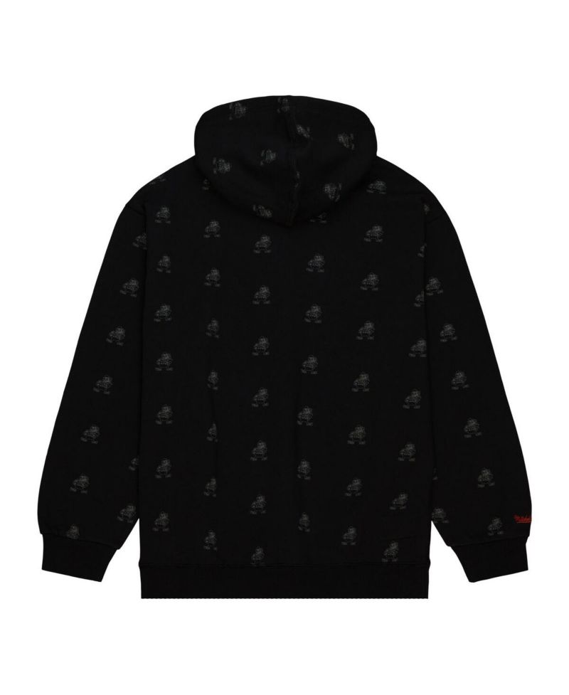 Men's Black Cleveland Browns Allover Print Fleece Pullover Hoodie