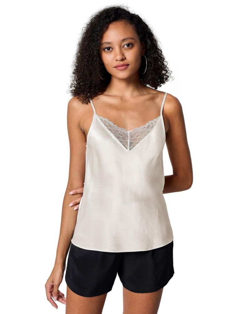Women's V-Neck Lace Silk Camisole