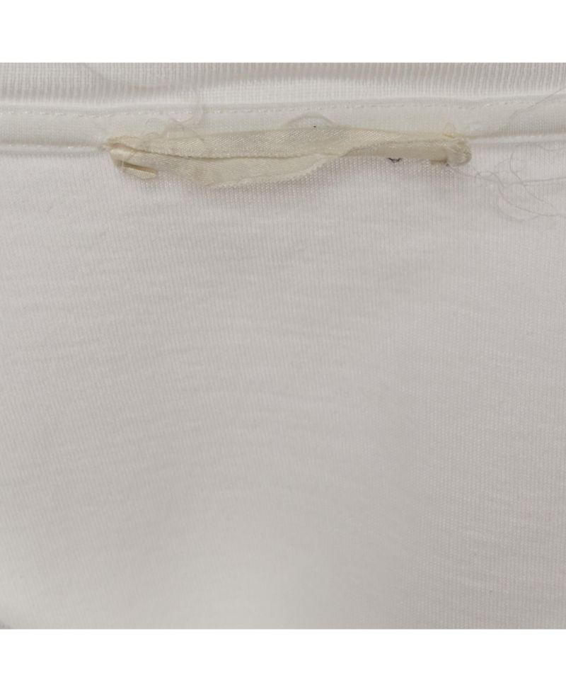 Men's White Jersey Crewneck T-Shirt