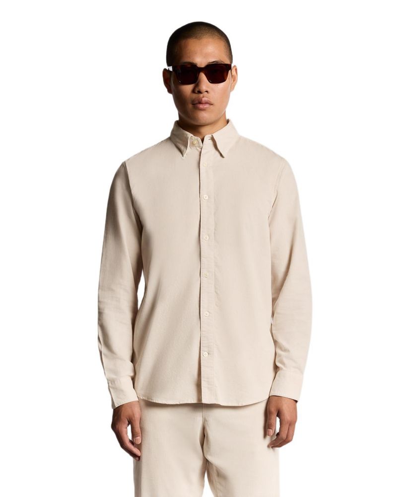 Men's Long Sleeve Micro Corduroy Shirt