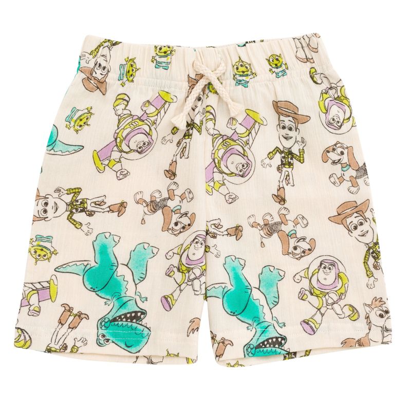 Baby Boys Cotton Gauze Matching Family Button Down Shirt Shorts Outfit Set