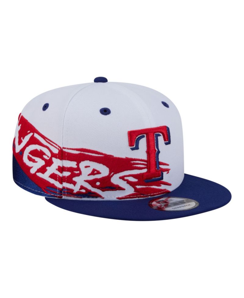 Men's White Texas Rangers Swept 9FIFTY Snapback Hat