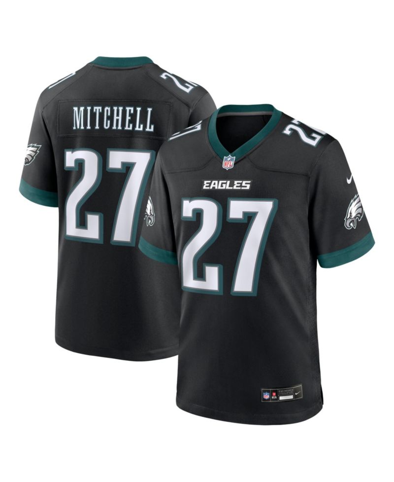Men's Quinyon Mitchell Black Philadelphia Eagles Alternate Game Jersey