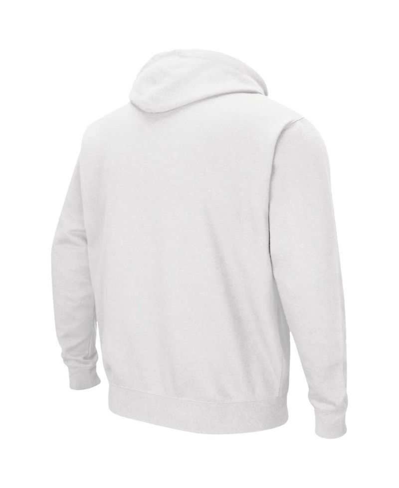 Men's Charcoal Miami University Redhawks Arch and Logo Pullover Hoodie
