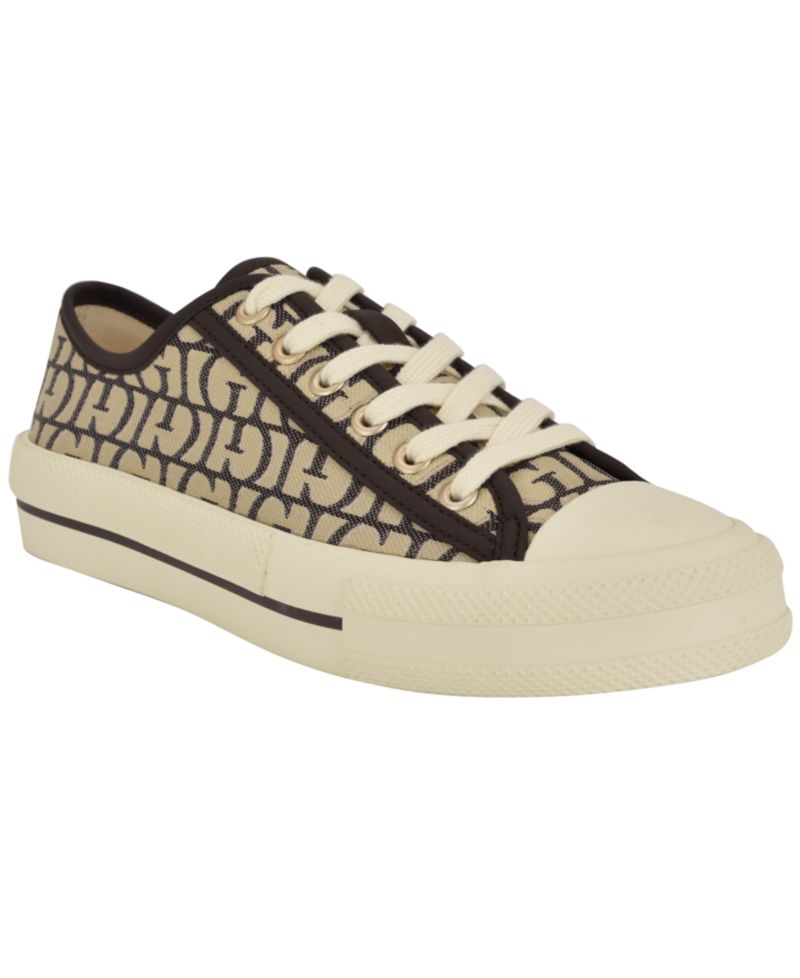 Women's Carey Jacquard Logo Lace-Up Sneakers