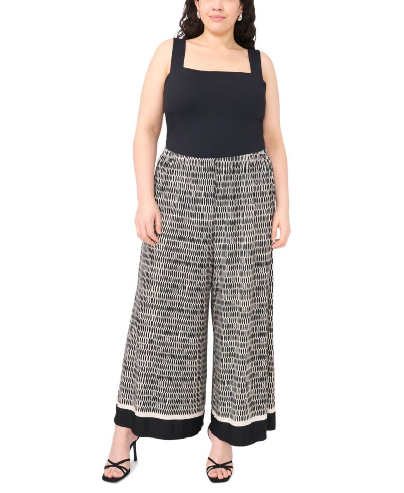 Plus Size Mid-Rise Pull-On Pants