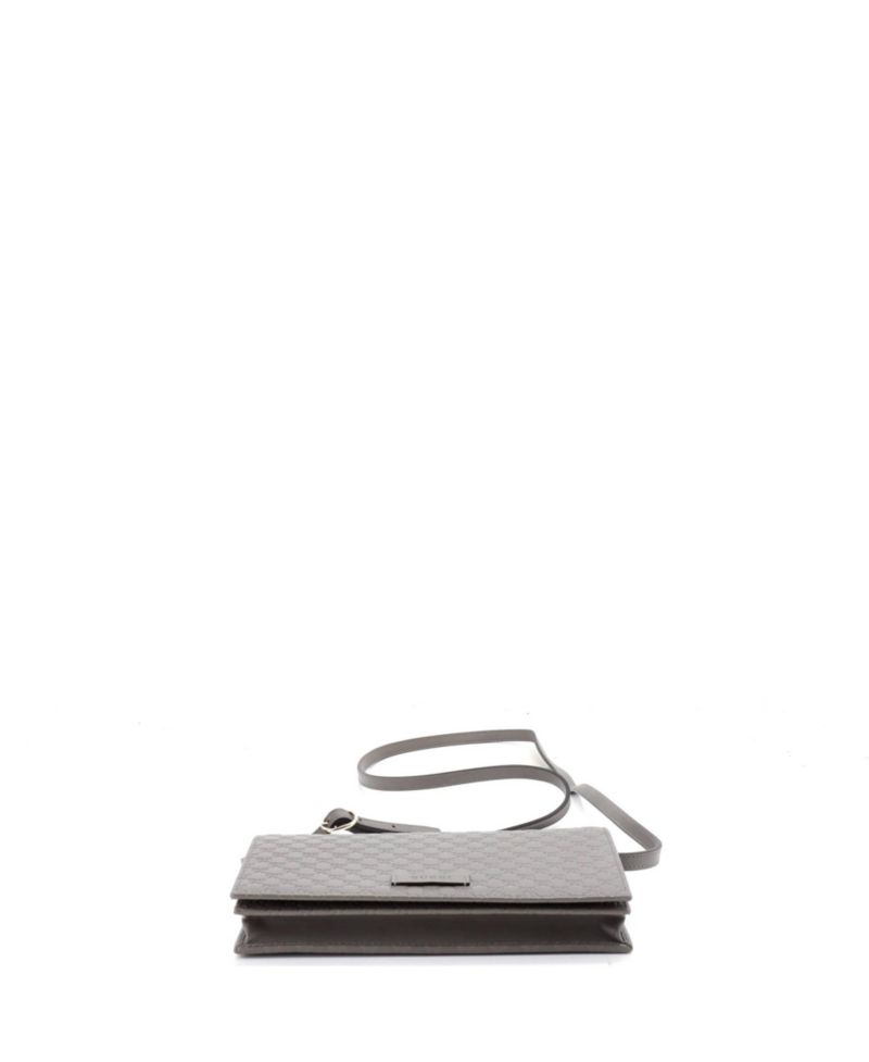 Wallet on Strap Microguccissima Leather