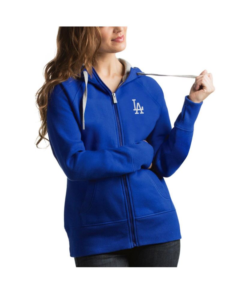 Women's Royal Los Angeles Dodgers Victory Full-Zip Hoodie