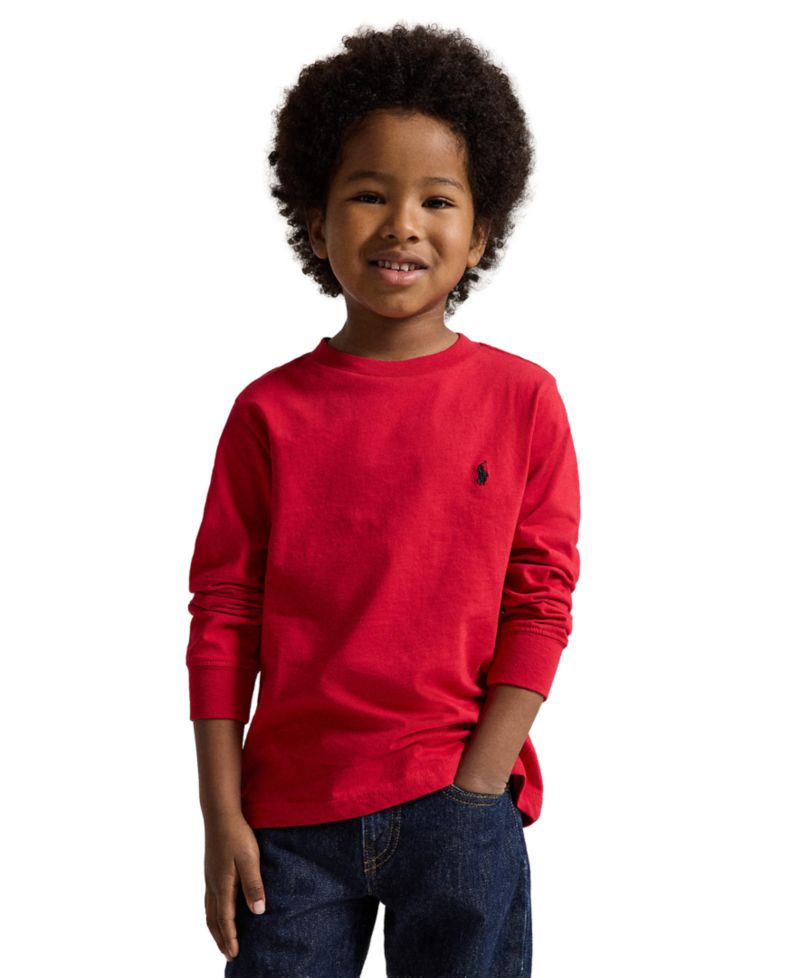 Toddler and Little Boys Jersey Long-Sleeve T-shirt