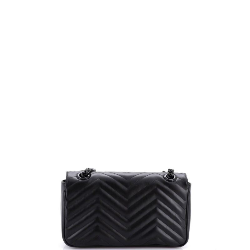 Medium GG Marmont Flap Bag Matelasse Leather
