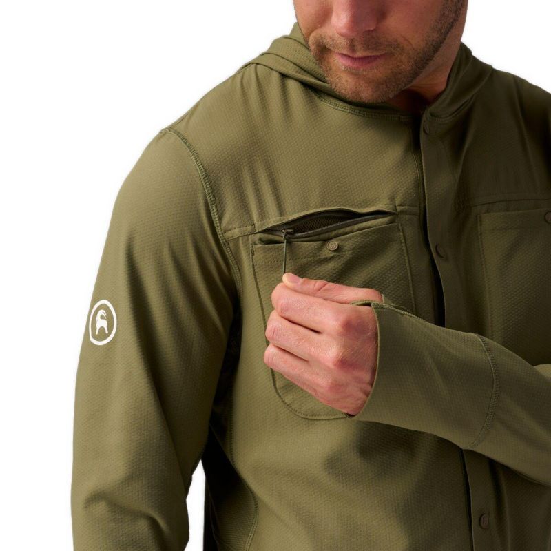 Men's Hybrid Tahoe Sun Hoodie Performance Shirts Long Sleeve