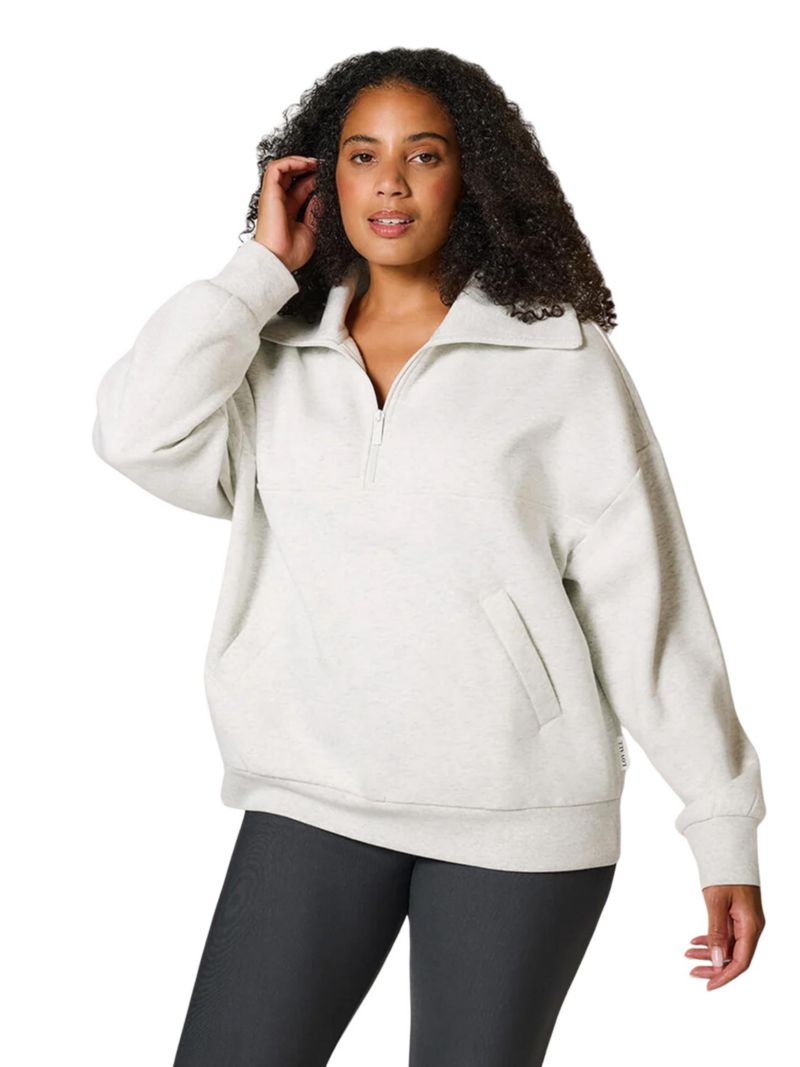 Women's ALL SZN Oversized 1/4 Zip Sweatshirt