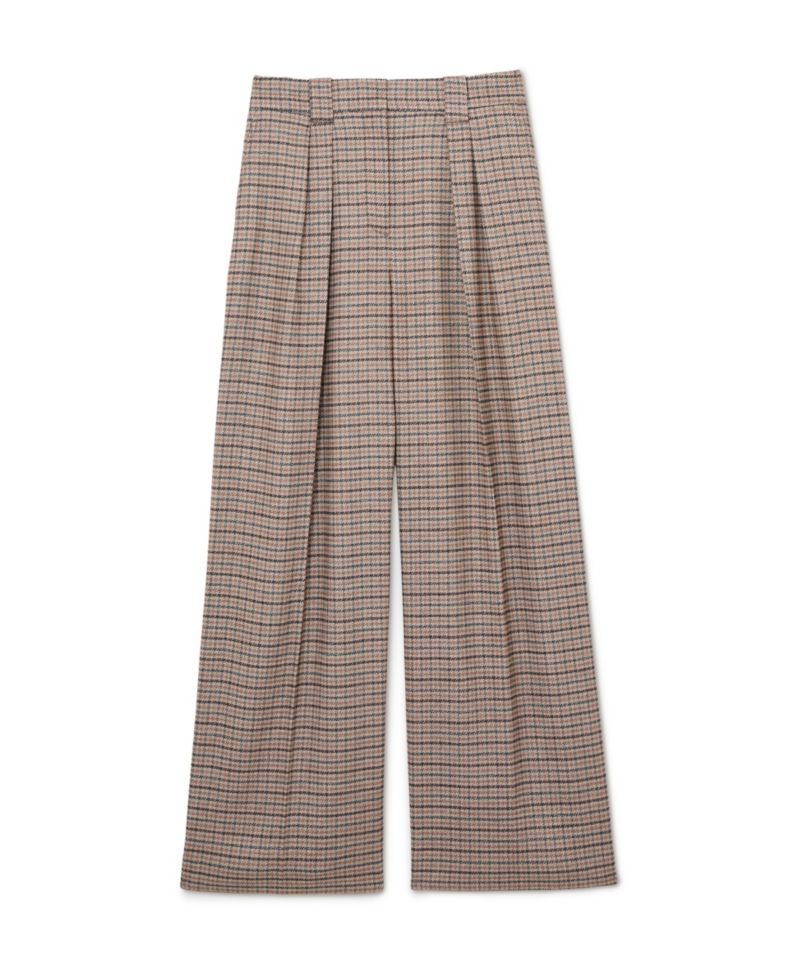 Women's River Wide-Leg Pleated Trousers