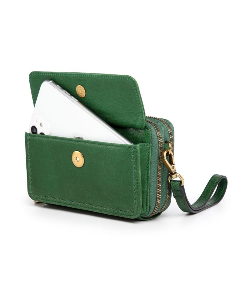 Northwood Mini Leather Crossbody Wallet