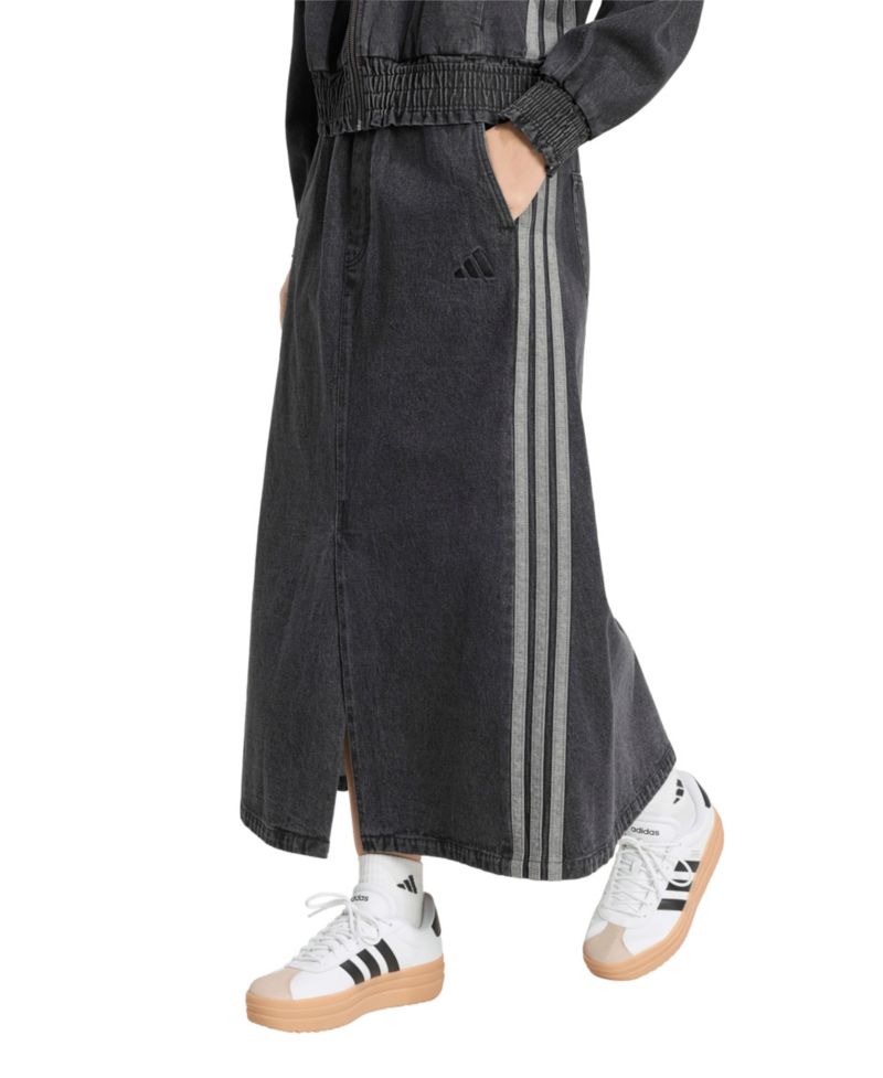 Women's Stadium Washed Denim Loose-Fit Skirt