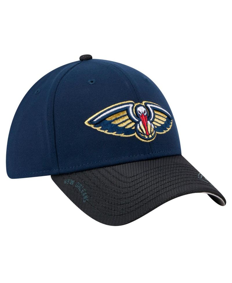 Men's Navy New Orleans Pelicans Sport Night 39THIRTY Flex Hat