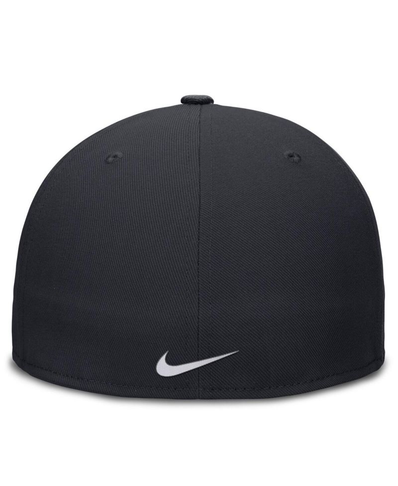 Men's Navy St. Louis Cardinals Wordmark Dri-FIT Round Bill True Fitted Hat