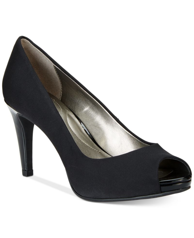 Women's Rainaa Peep Toe Platform Stiletto Pumps