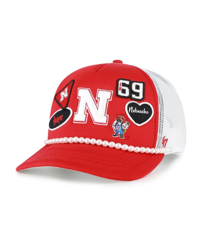 Men's '47 Red/White Nebraska Huskers Rally On Hitch Adjustable Hat