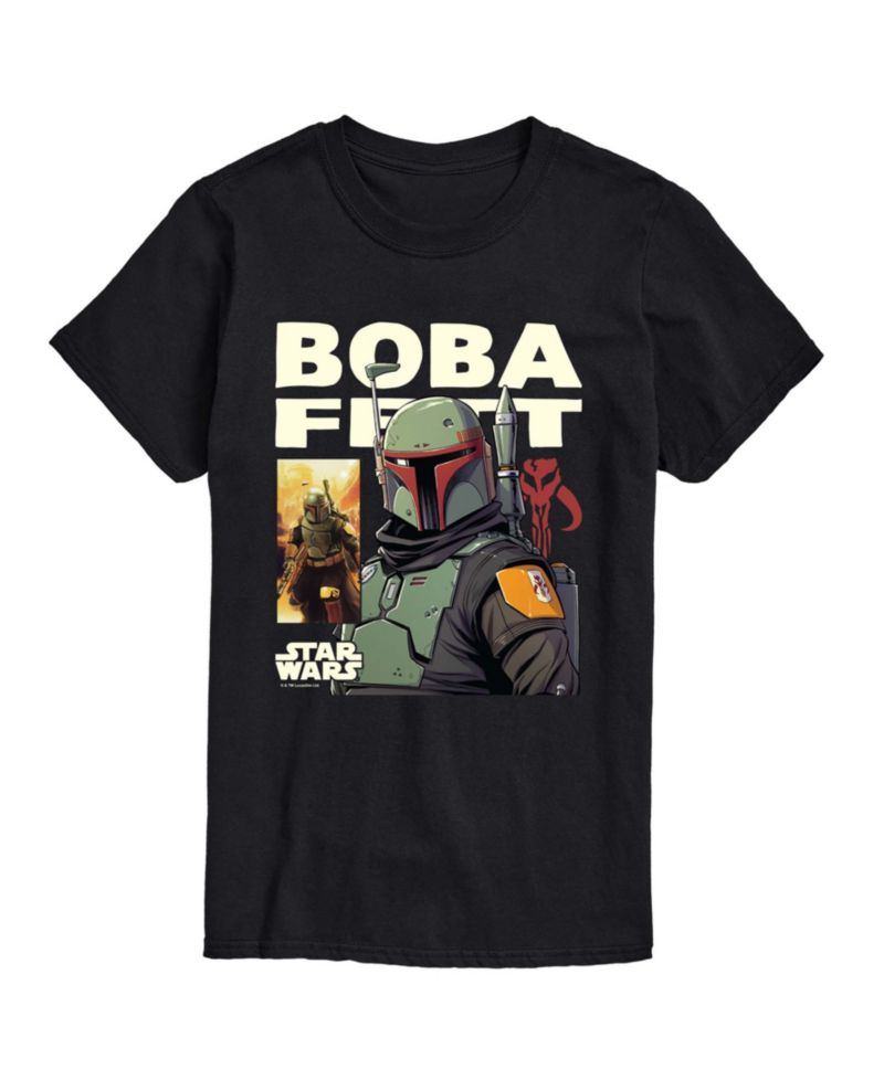 Men's Boba Fett Comic Short-Sleeve Graphic T-Shirt