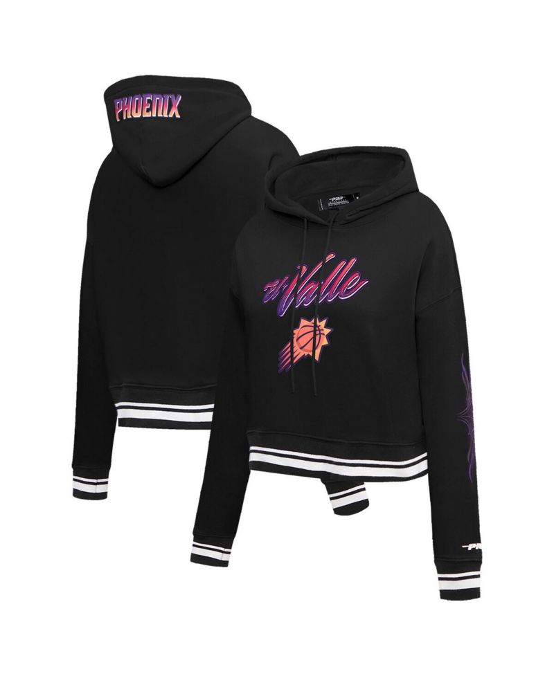 Women's Black Phoenix Suns 2023/24 City Edition Cropped Pullover Hoodie
