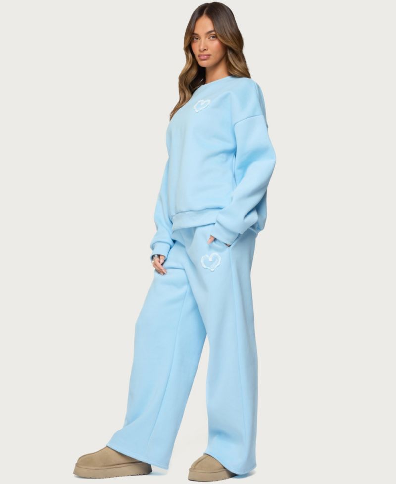 Women's Love Wide Leg Sweatpants