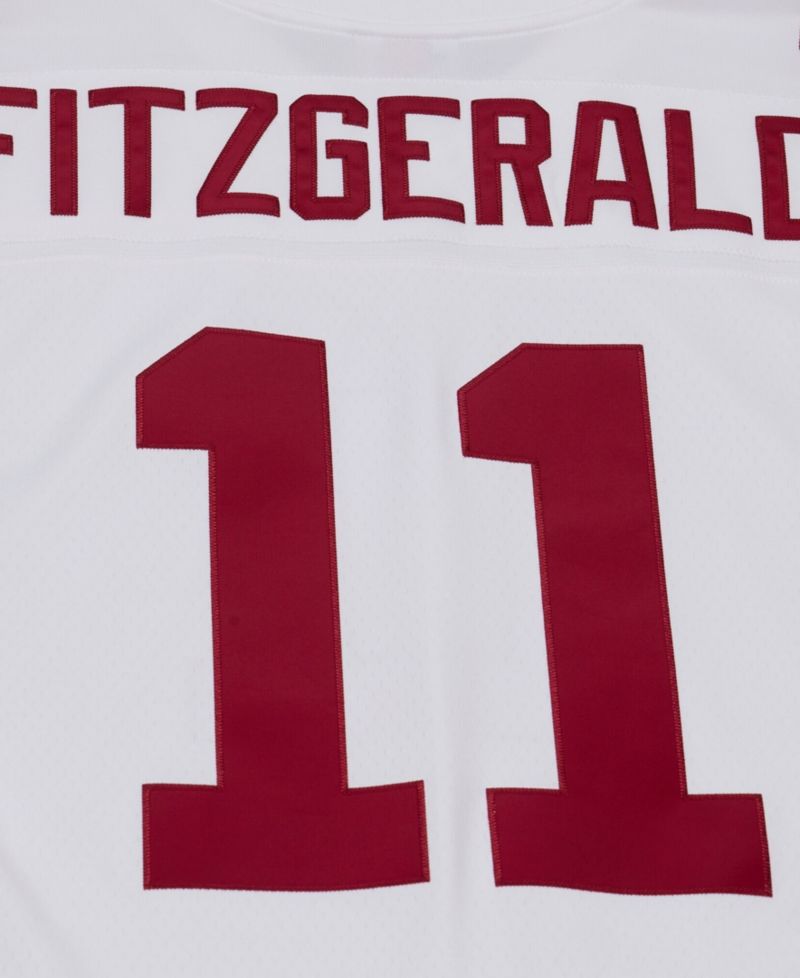 Men's Mitchell Ness Larry Fitzgerald White Arizona Cardinals 2004 Legacy Replica Player Jersey