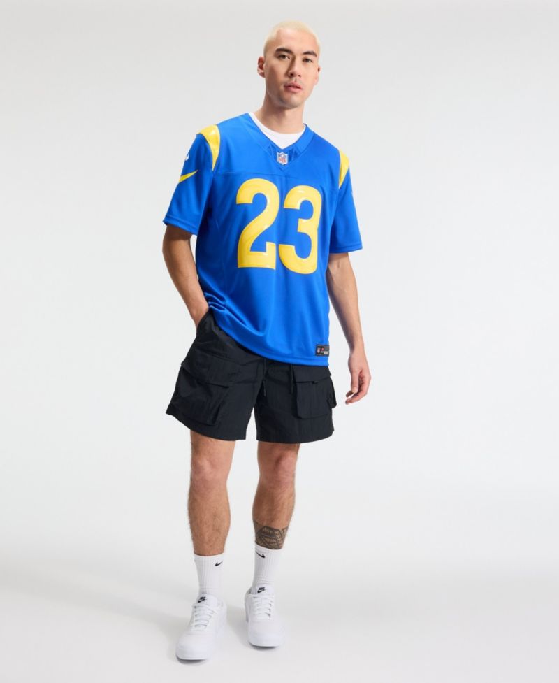 Men's Kyren Williams Royal Los Angeles Rams Vapor F.U.S.E. Stitched Limited Jersey